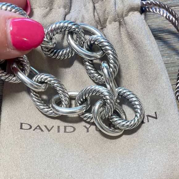 David Yurman Jewelry - Authentic David Yurman Oval Extra Large Link SS Bracelet (7 in)